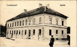 1908 Gyönk, vendégfogadó. Engel József kiadása (EK)