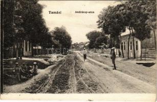 1932 Tamási, Tolna-Tamási; Andrássy utca. Jeruzsálem Ede kiadása