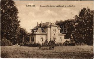 1925 Körmend, Herceg Batthyány vadászlak a várkertben, kastély (Rb)