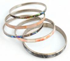 5 db karkötő, d: 7 cm, 7,5 cm