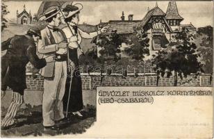 1914 Hejőcsaba, Heő-Csaba (Miskolc); villa, nyaraló. Grünwald Ignác kiadása s: Kovácsy (EK)