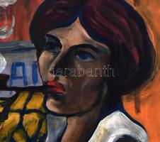 Remsey jelzéssel: Bárban. Olaj, farost, sérült. 72x61 cm