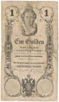 1848. 1G vízjeles papíron T:III-,IV / Hungary 1848. 1 Gulden on watermarked paper C:VG,G Adamo G82