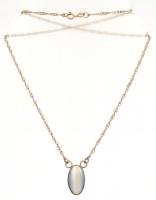 Ezüst (Ag) nyaklánc medállal. jelzett. 4,49 g