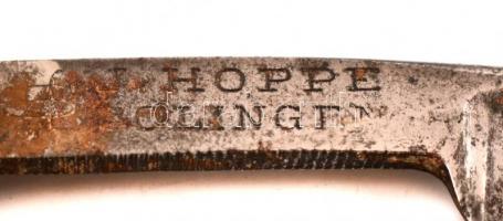 W. Hoppe borotva eredeti tokjában, jelzett