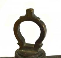 Fém csap hordóból, felirattal, 27x18 cm