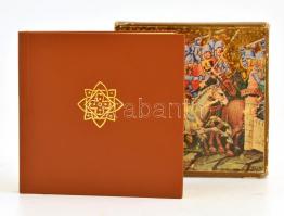 Magyarországi miniatúrák. Bp., 1970, Képzőművészeti Alap. Kiadói aranyozott műbőr kötés, ötnyelvű be...