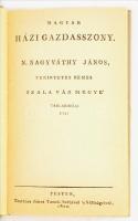 N. Nagyváthy János: Magyar házi gazdasszony. Bp., 1987, Mezőgazdasági. Az 1820-as kiadás reprint kia...