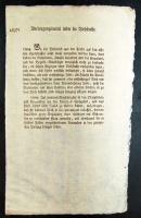 cca 1840 Helytartótanácsi rendelet marhavész elleni védekezésről német nyelven / Regulation for protection against the cow-epidemic