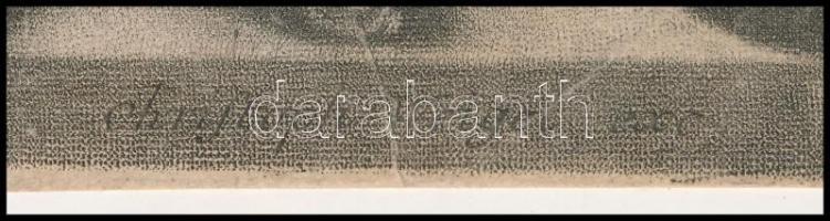 Christoph Weigel (1654-1725): VI. Károly német-római császár portréja. Mezzotinto, papír, jelzett a ...