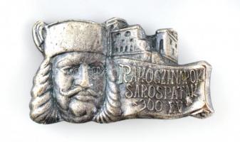 Rákóczi-napok, Sárospatak, 300 év, fém kitűző, 2,5x1,5 cm