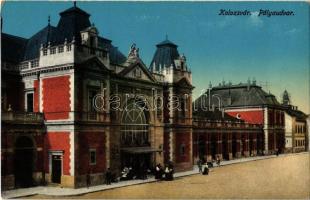 Kolozsvár, Cluj; Pályaudvar, vasútállomás / railway station