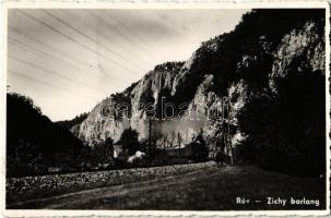 Rév, Körösrév, Vad, Vadu Crisului; Zichy-barlang, vasútvonal, gőzmozdony, vonat / cave, railway line, locomotive, train