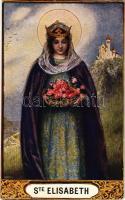 Árpád-házi Szent Erzsébet / Ste Elisabeth / Saint Elizabeth of Hungary. B.K.W.I. 894-10. (EK)