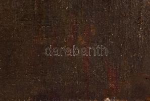 Jelzés nélkül, feltehetően a XX. sz. első felében működött (nagybányai?) festő alkotása: Idős hölgy ...