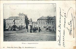 1900 Wien, Vienna, Bécs; Aspernbrücke / bridge (EK)