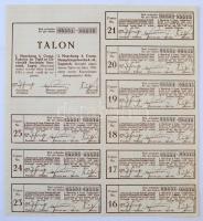 Románia / Lugos 1925. "J. Muschong & Comp Gőztégla-És Tetőcserépgyárak Rt" Részvény 25...