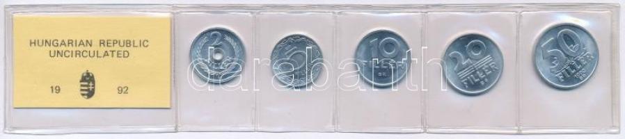 1992. 2f-50f (5xklf) forgalmi sor fóliatokban T:1 Adamo FO25