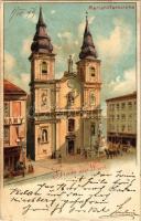 1899 (Vorläufer) Wien, Vienna, Bécs; Mariahilferkirche / church. litho