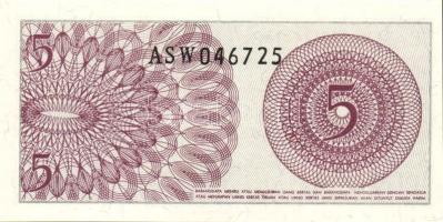 Indonézia 1964. 1s, 5s, 10s, 25s (2x) T:I Összesen 5db!
