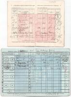 ~1910-1930. 5db klf betétkönyv, közte "M. Kir. Postatakarékpénztár Budapesten - Havaj"