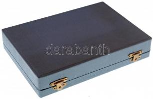 Madarassy Walter (1909-1994) DN "Kiskörei vízlépcső" ezüstözött Br plakett tokban (72x101m...