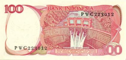 Indonézia 1984. 100R + 1987. 100R + 1992. 100R, 1000R + 2000. 1000R T:I Összesen 5klf db!