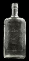 1877 feliratú üveg, kis kopásokkal, m: 23 cm