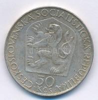 Csehszlovákia 1970. 50K Ag "Lenin születésének 100. évfordulója" T:2 
Czechslovakia 1970....