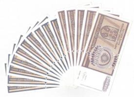 Horvátország / Krajnai Szerb Köztársaság 1993. 100.000D (5x) + 1.000.000D (10x) T:II-III
Croatia / ...