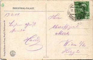 1908 Praha, Prag, Prague; Jubiläums-Ausstellung in Prag / Prague Jubilee Exhibition advertising art ...