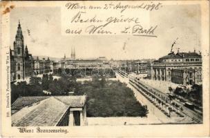 1898 (Vorläufer) Wien, Vienna, Bécs; Franzensring / street