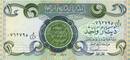 Irak 1984-92. 1D (2x) klf, 5D, 25D, 50D + 2003. 50D T:I Összesen 6 klf db!