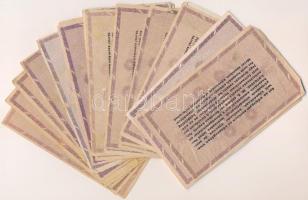 1946. 100.000AP sorszámosak és sorszám nélküliek is, színváltozatok T:III Adamo P51A