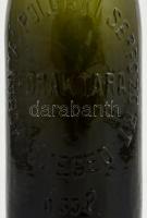 Kőbányai Polgári Serfőző Rt. főraktára Szeged - 0,35l feliratú üveg, kis kopásokkal, m: 27 cm