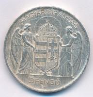 1939. 5P Ag "Horthy balra" T:2-
Adamo P8.2