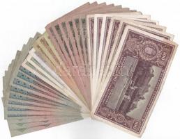 Vegyes 30db-os pengő bankjegy tétel T:III közte szép papír is