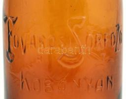 Fővárosi Sörfőző Kőbányán - 0,45l feliratú üveg, karcolásokkal, kis kopásokkal, m: 28,5 cm