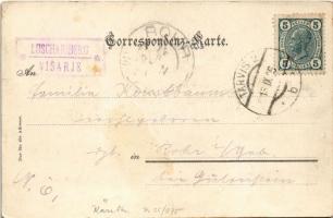 1906 Tarvisio, Tarvis; Monte Santo di Lussari / Sv. Visarje / mountain, church. J. Kranner (EK)