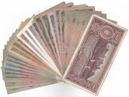 Vegyes 30db-os pengő bankjegy tétel T:III,III-