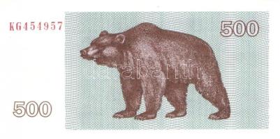 Litvánia 1992. 1T, 500T T:I + 1993. 500T T:I- Felső széle kissé gyűrött