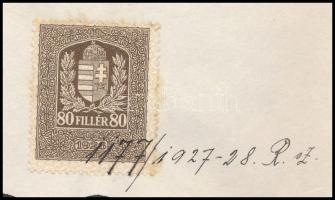 1927 M. kir. Erzsébet Tudományegyetem diplomája, pecséttel, aláírásokkal, okmánybélyeggel