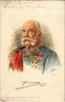 1917 Kaiser Franz Joseph I. Offizielle Karte für Rotes Kreuz, Kriegsfürsorgeamt Kriegshilfsbüro Nr. 237. C. Pietzner (EK)