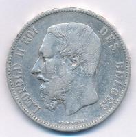 Belgium 1873. 5Fr Ag II. Lipót T:2-,3 Belgium 1873. 5 Francs Ag Leopold II C:VF,F Krause KM#24