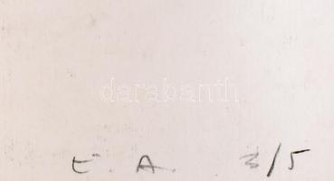 Orbán Veronika (?-). Árnyékok, 2009. Papírmetszet, papír. Hátoldalán jelzett, datált és számozott (E...