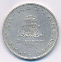 1948. 20Ft Ag "Táncsics" T:2 Adamo EM3