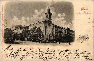 1898 (Vorläufer) Plzen, Pilsen; Evangelische Kirche / Lutheran church