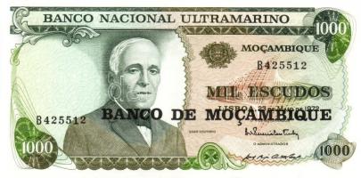 Mozambik 1976. 50Esc, 100Esc, 500Esc, 1000Esc komplett sor! T:I