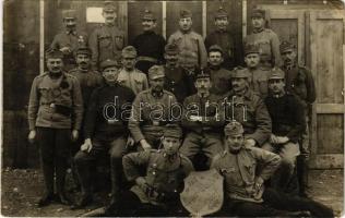 1917 Lager-Wache V. Wöllersdorf / WWI Austro-Hungarian K.u.K. military, camp guards. photo (EK)
