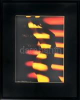 Marácz István (1958-): Árnyak. Professzionális fotópapír, kézi nagyítású, 1/1 nagyítás, bársony pasz...